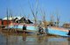 Cambodia: Boat repairs in the fishing community and floating houses on the Great Lake, Tonle Sap, near Siem Reap